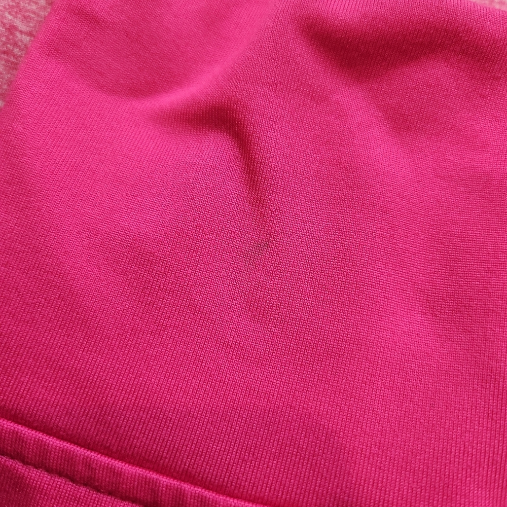 Footjoy Women Golf Berry Pink Full-Zip Brushed Space Dye Mid Layer Jacket Size M - Picture 6 of 6